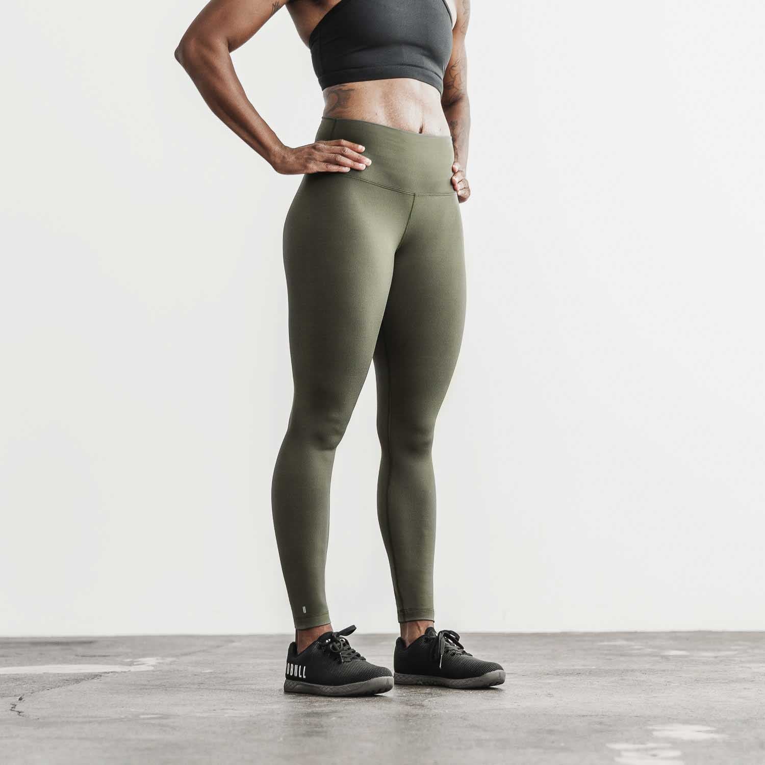 All in Motion Women's Leggings Size XS Olive Green High Rise