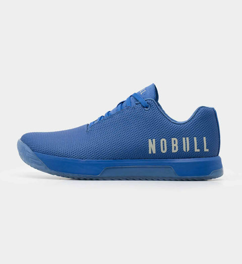 NoBull Low Trainer CrossFit Shoes Sneakers Size Mens 8 Womens 9.5 Blue  Glass