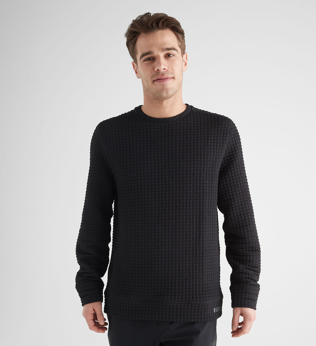 Men's Quilted Crew Pullover