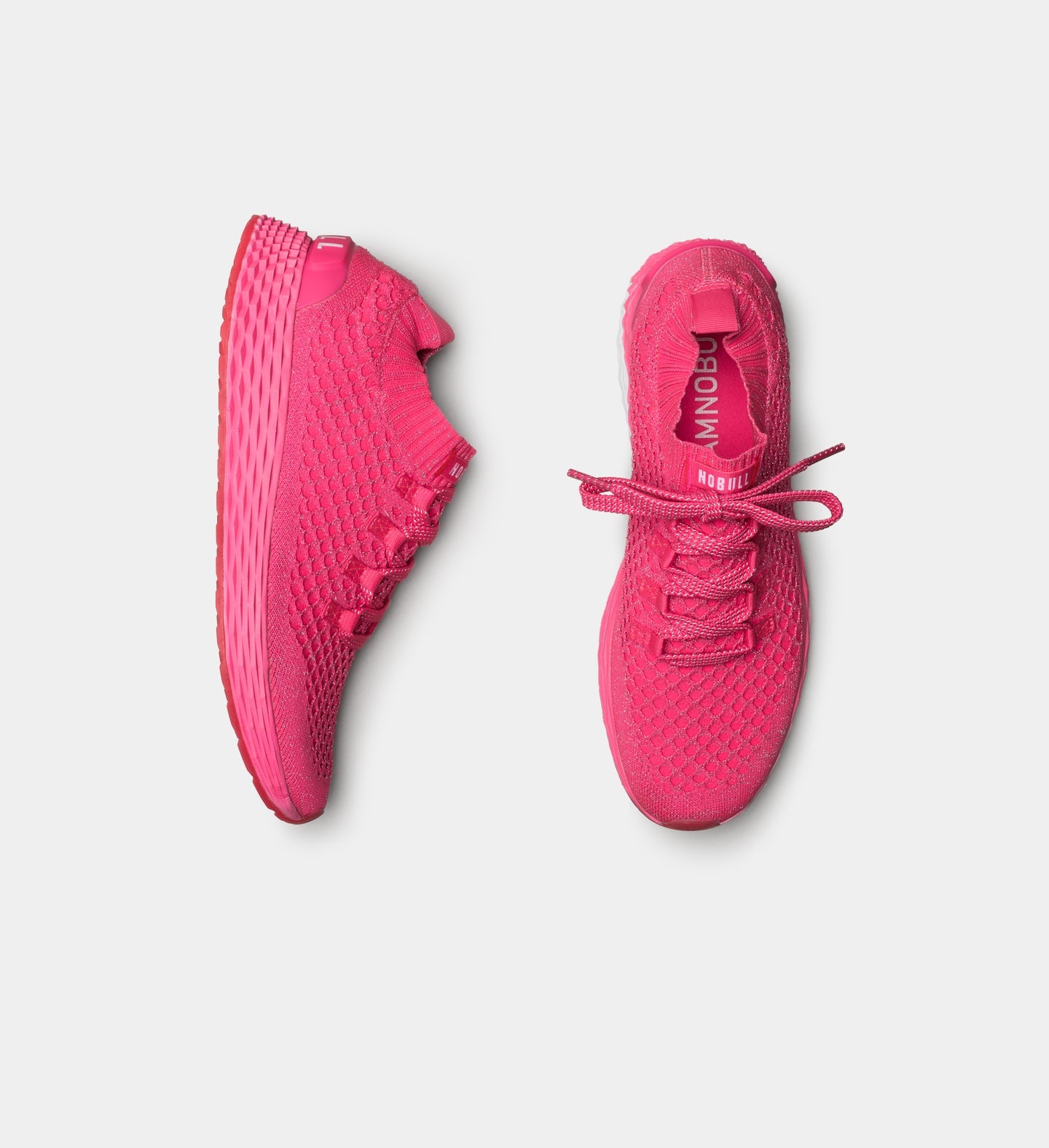 NOBULL - Women's Knit Runner - Bright Pink - Size 7