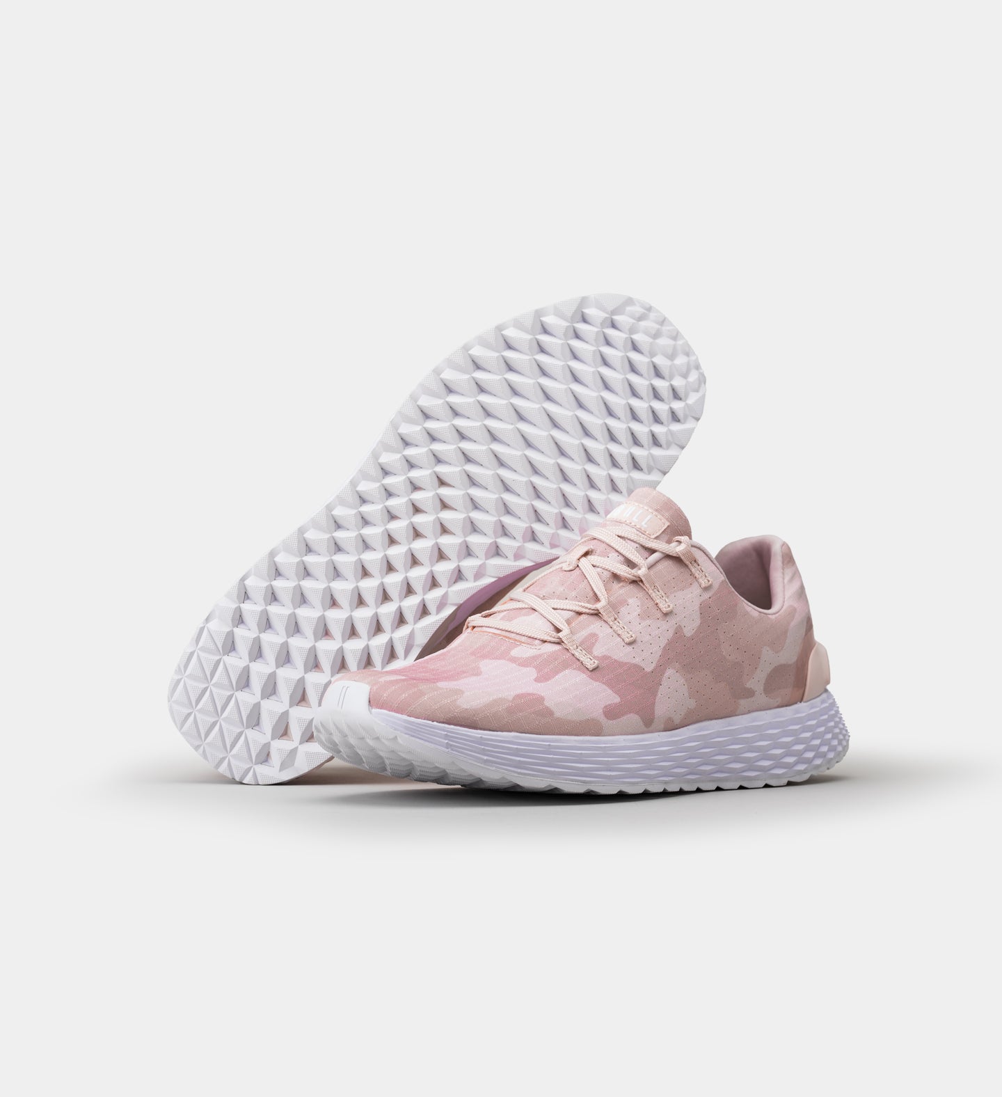 NoBull Pink Rose Pink Butterfly Trainer Sneakers Size: 13.5 